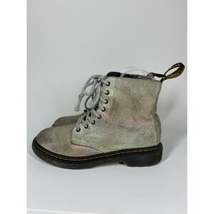 Dr. Martens 1460 Pascal J Iridescent Metallic Flecks Boots Kids Size 2 US 1 UK